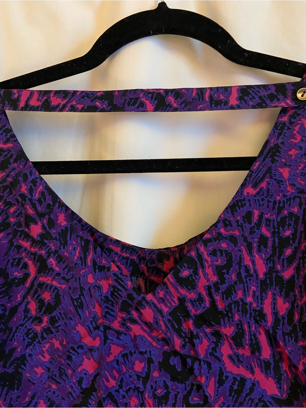 Cynthia Vincent Purple and Pink Short-Sleeve Tunic - Picture 3 of 5